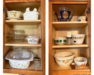 Pyrex; Corningware; Hall; Hazel Atlas; Federal; Made in Japan Chicken Gravy Boat