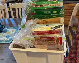 gift boxes, treat labels, many containers for giving baked treats!