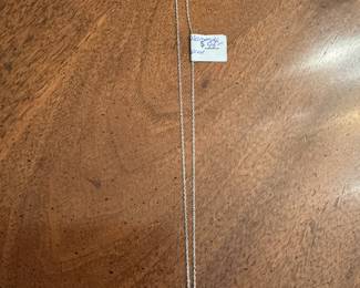 925 & 10K "Dancing diamond" necklace
