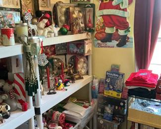 Christmas items, etc.