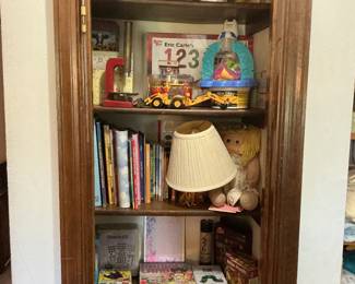 books, toys, games, etc.