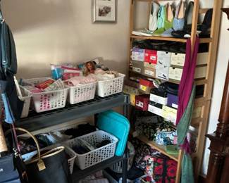 shoes, purses, lingerie, Vera Bradley purses, etc.