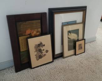 Framed artwork