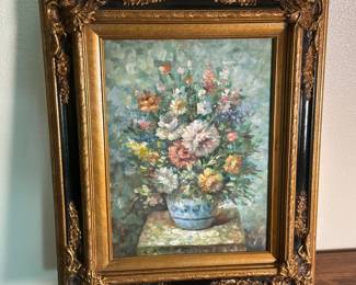 Impressionist paining in amazing frame