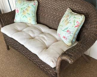 Wicker Loveseat
