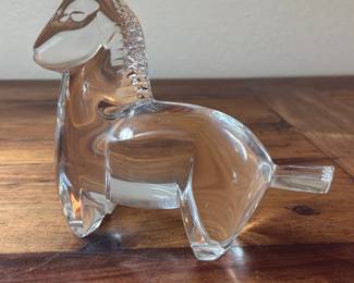 Baccarat  Crystal Horse