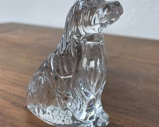 Waterford Crystal dog