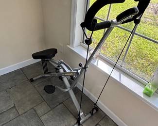 Squat machine-just one part of a full gym