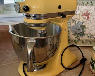 Kitchen Aid Mixer yellow