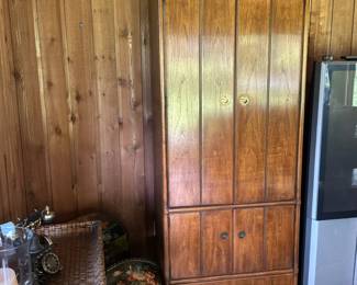 Drexel Heritage Accolade Pecan Wood Cabinet