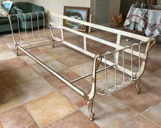 1800s Italian Iron Daybed