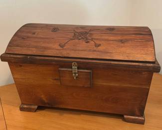 Carved Dome Top Trunk