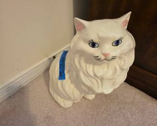 70's ceramic cat $60