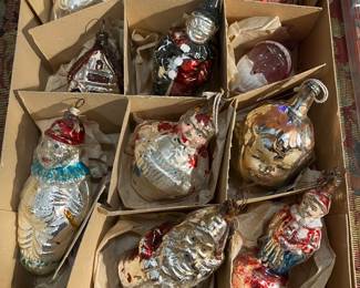 Antique Mercury Glass Ornaments