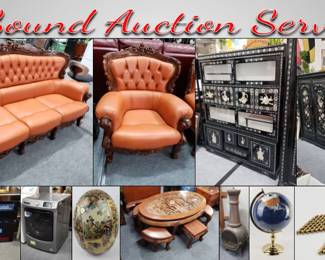 SAS Fine Furniture, Asian Dcor, Gold Online Auction