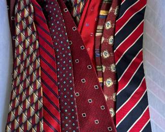 Hermes, Pierre Cardin, and other designer ties $10