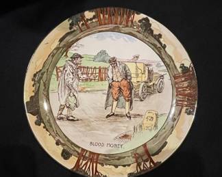 Royal Doulton 'Blood Money' Motoring Series Plate