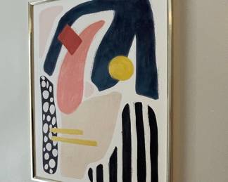 Modern Abstract Geometric Canvas Wall Art