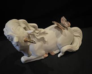 Princeton Gallery "Love's Sweetness" Unicorn Figurine