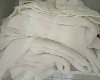Assorted White Bath Towels