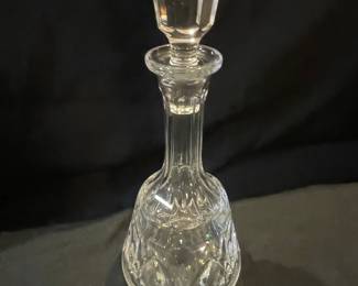 Vintage Atlantis Crystal Diamond-Cut Decanter