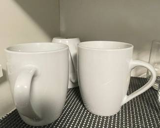 Generic White Ceramic Coffee Mugs