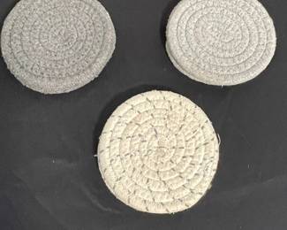 Handmade Coiled Cotton Rope Coasters