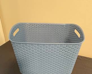 Grey Y-Weave Storage Basket