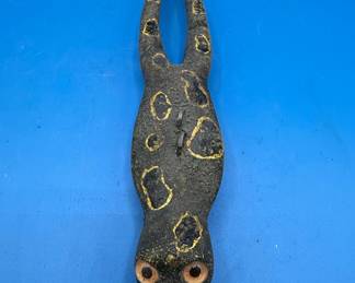 Vintage Cast Iron Frog Doorstop