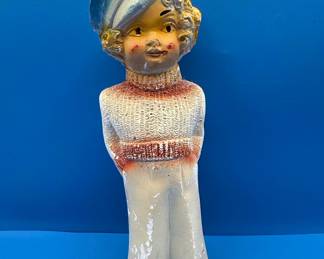 Collection of Vintage Chalkware Carnival Prizes - Dog Figurines