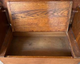 Primitive Pine Hutch Table