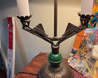Art Deco Style Candelabra Table Lamp