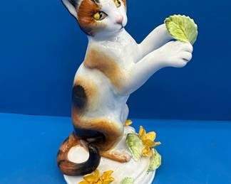 Royal Adderley Bone China Calico Cat Figurine