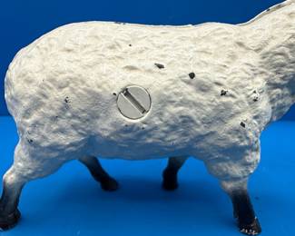 John Wright Cast Iron Sheep Still Bank