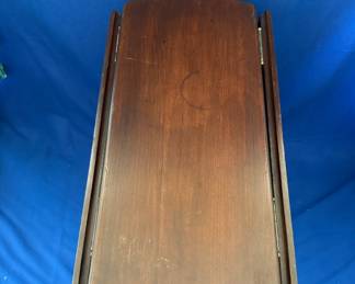 Vintage Oval Drop Leaf Gateleg Table with Turned Legs