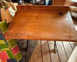 Antique American Seating Company School Desk