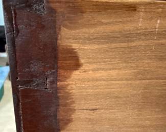 American Empire Cherry Chest of Drawers with Spool-Turned Pilasters