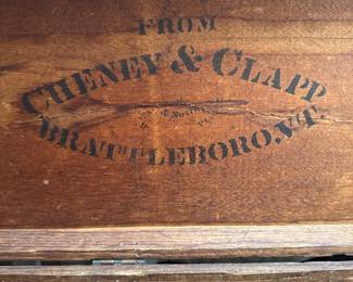 Antique Milton Bradley Croquet Set in Wooden Box