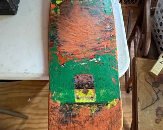 Vintage 1980s Skateboard Decks Collection - Including Gordon & Smith Pine Design and Vision Mark Rogowski 'Gator'