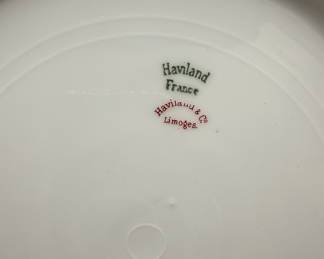 Haviland & Co. Limoges "Silver Anniversary" Pattern Porcelain Set
