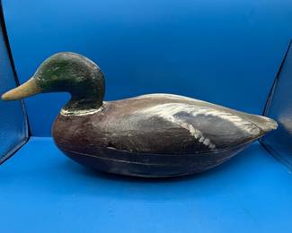 Vintage Mason Mallard Drake Working Decoy