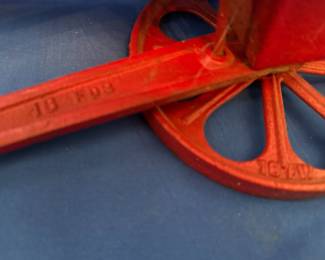 Vintage Cast Iron Big Bang Toy Field Cannon
