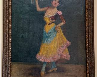 Spanish Dancer Oil Painting by Manuel Benedito Vives