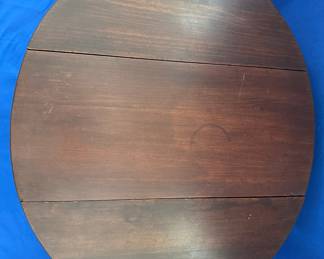 Vintage Oval Drop Leaf Gateleg Table with Turned Legs