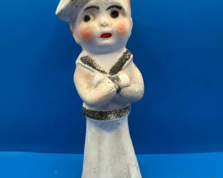 Collection of Vintage Chalkware Carnival Prizes - Dog Figurines