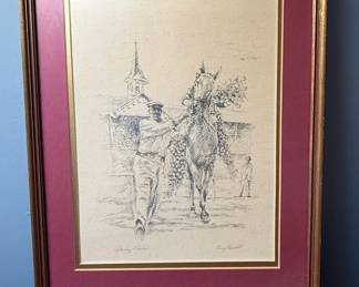 Tony Oswald 'Derby Roses' Signed Print
