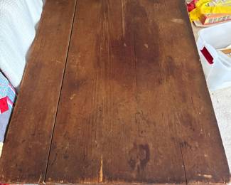 Primitive Pine Hutch Table