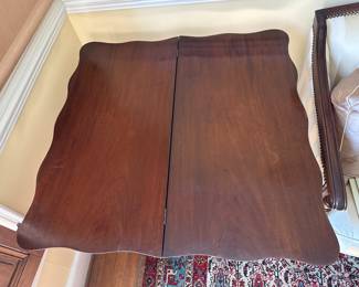 Victorian Mantel Clock and Pedestal Table