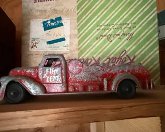 Vintage Metal Masters Co. Fire Truck Toy