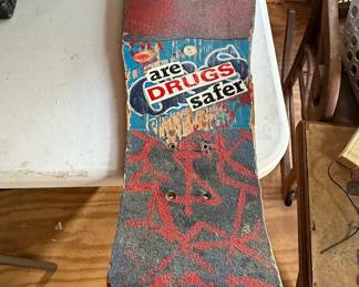 Vintage 1980s Skateboard Decks Collection - Including Gordon & Smith Pine Design and Vision Mark Rogowski 'Gator'